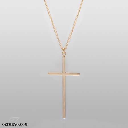 The Cross Gold Pendants Necklaces Chokers By Oz Abstract