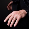 BigBlackMaria a048 Jail Ring on male model.