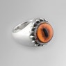 Oz Abstract R585-OR Evil Eye ring right view.