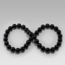 Huge onyx beads necklace by Oz Abstract Tokyo iternity view.