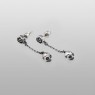 Oz Abstract E9307GN Skull & Rose Pierce right view.