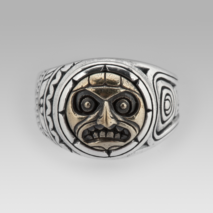 Aztec Ring Guwashi Rings by BigBlackMaria Online Boutique Oz