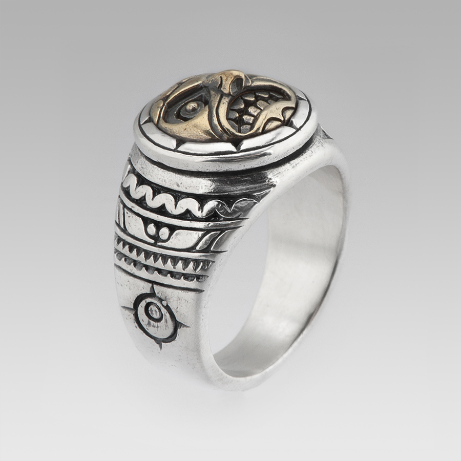 Aztec Ring Guwashi | Rings by BigBlackMaria | Online Boutique Oz ...