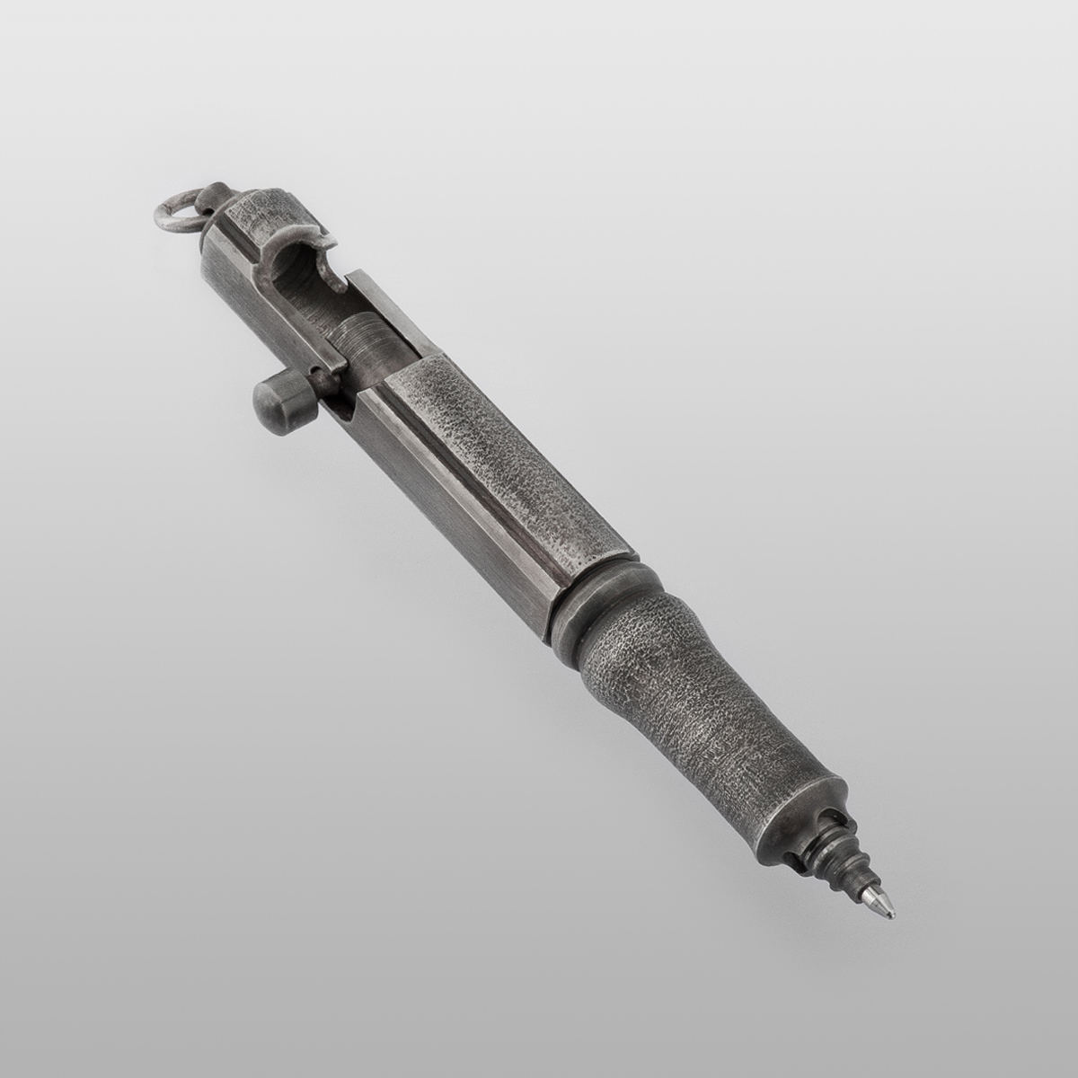 Single Action Ball Pen (Steel) | Pens by Nakayama Hidetoshi