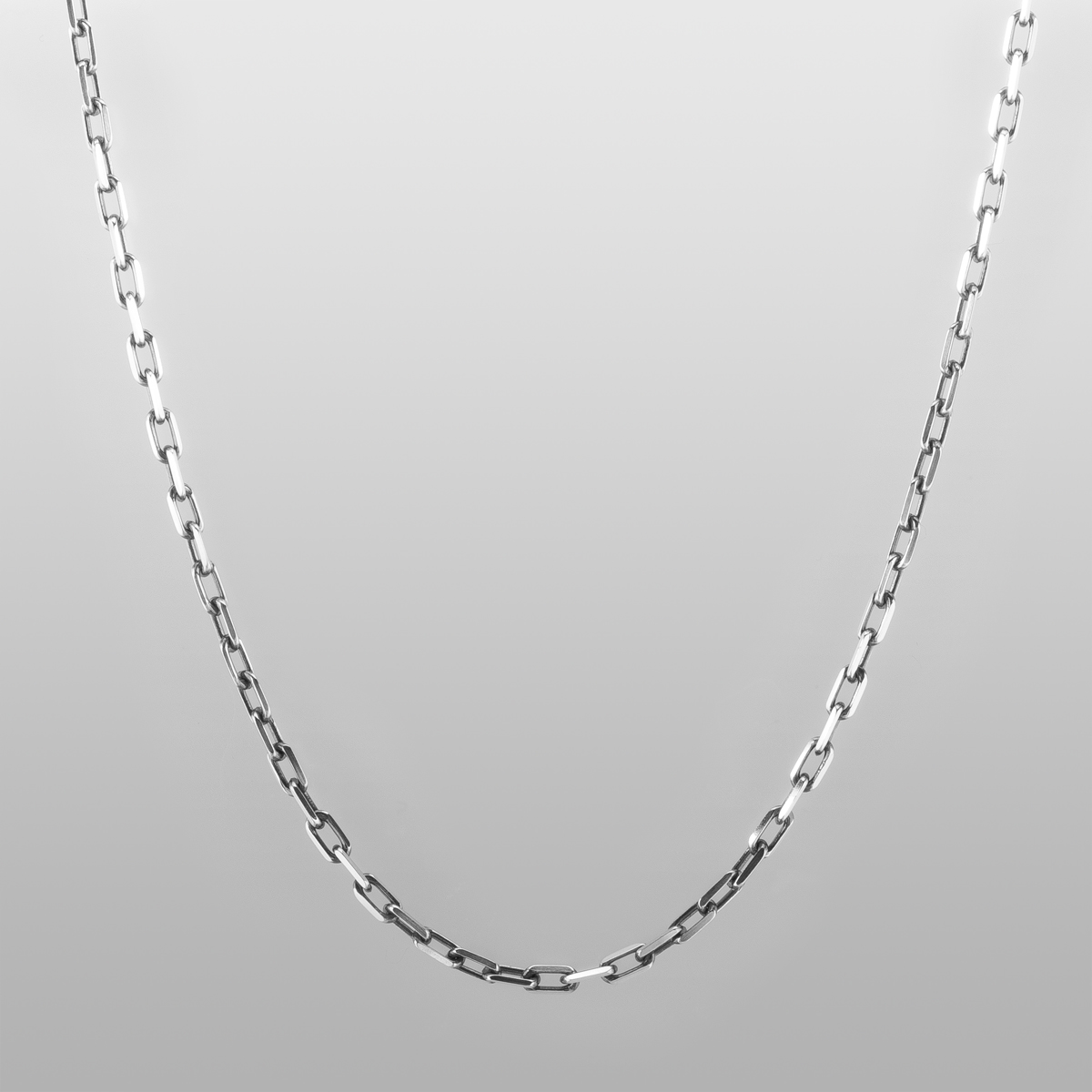その他 gla chain SILVER 925 Silver Chain - Flat Curb, Light Gauge