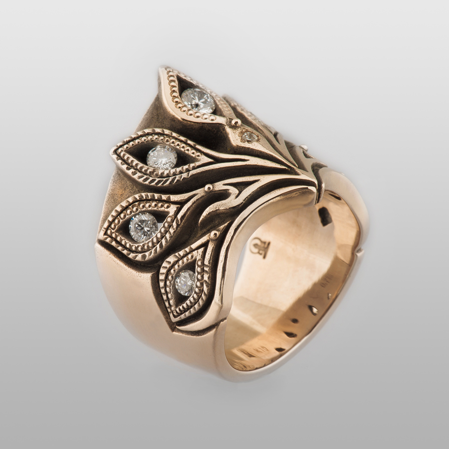 Phoenix Ring (Gold) Rings by BigBlackMaria Online Boutique Oz
