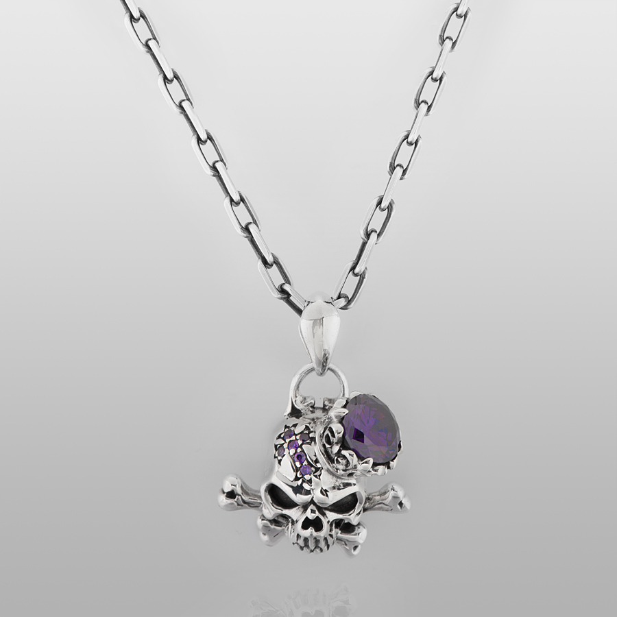 Skull Prince (PurpleZirconia) | Pendants, Necklaces