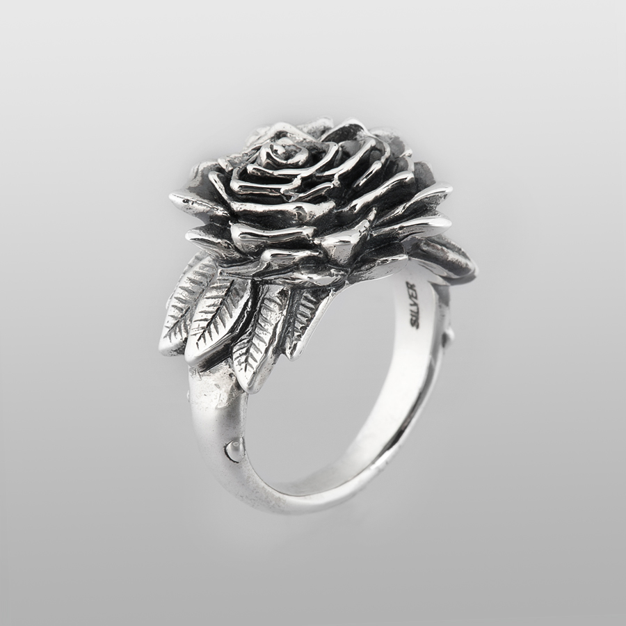 Black Rose Rings by Oz Abstract Tokyo Online Boutique Oz Abstract