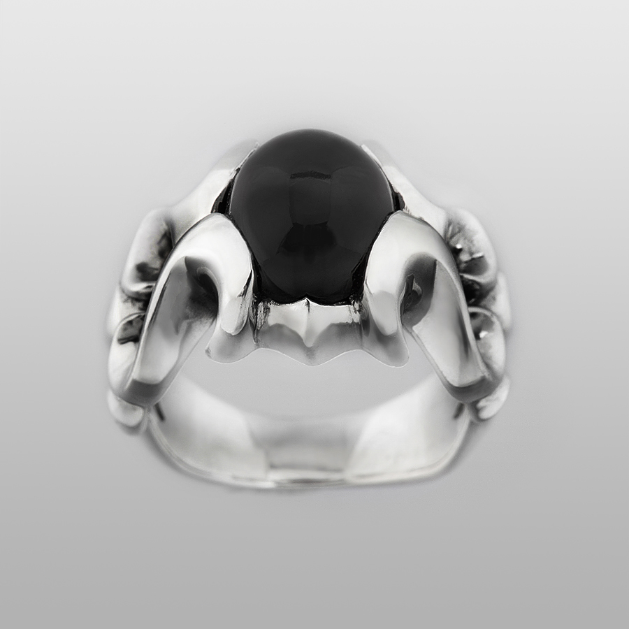 Spade 925 Sterling Silver Spinner Ring Ring Size 6