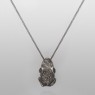 Nakayama Hiidetoshi Toad Necklace NHP011 vertical view.