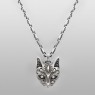 Kalico Lucy La Moo necklace with diamond KL056 vertical view.