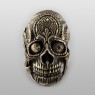 STS R20BR Brass Skull Ring front view.