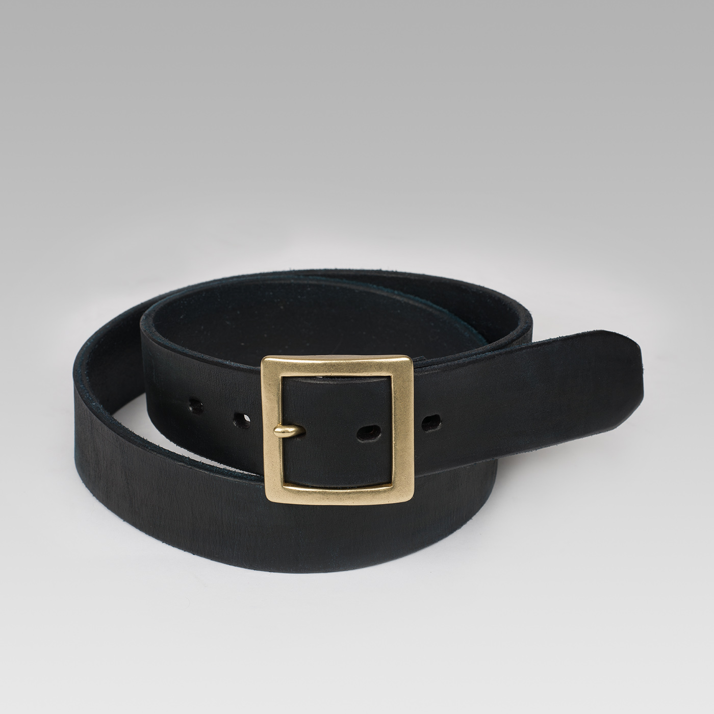 Original Belt (Brass/Black), Leather Works & Designs by Oz Abstract Tokyo