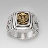 Beautiful emblem ring american eagle sai009 by Saital.