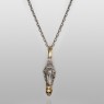 STS maria and skull silver necklace PE15Sv.