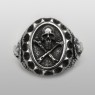 Skull ring by Solid Traditional Silver. 