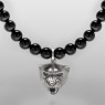 The panther necklace with Onyx.