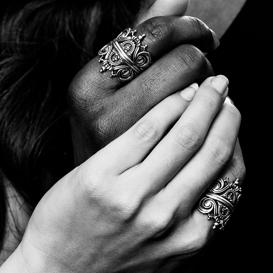 Zen Hippy Ring Satori Rings by BigBlackMaria Online Boutique Oz