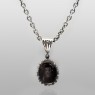 MFM black spider necklace.