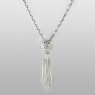 Feather necklace by saital.