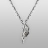 Silver tribal necklace by Ability Normal.