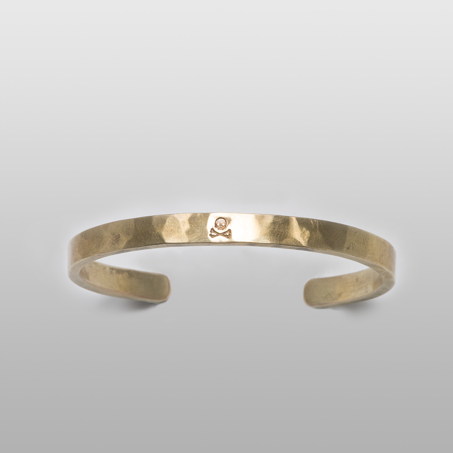 CrossBone Bangle (Brass)