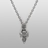 Devil necklace by Solid Traditional Silver.