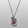 Magische Vissen dragon eye one of a kind necklace collaboration with OzTKY.