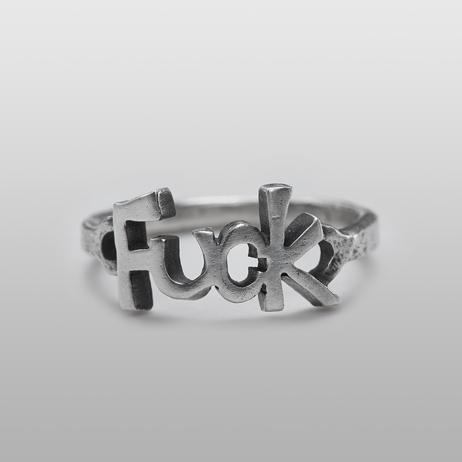 F#ck | Rings by BigBlackMaria | Online Boutique Oz Abstract Tokyo, Japan