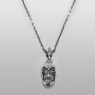 Strange freak designs skull necklace.