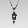 crow skull necklace by oz abstract tokyo skull jewelry