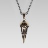 crow skull necklace by oz abstract tokyo skull jewelry