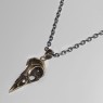 crow skull necklace by oz abstract tokyo skull jewelry
