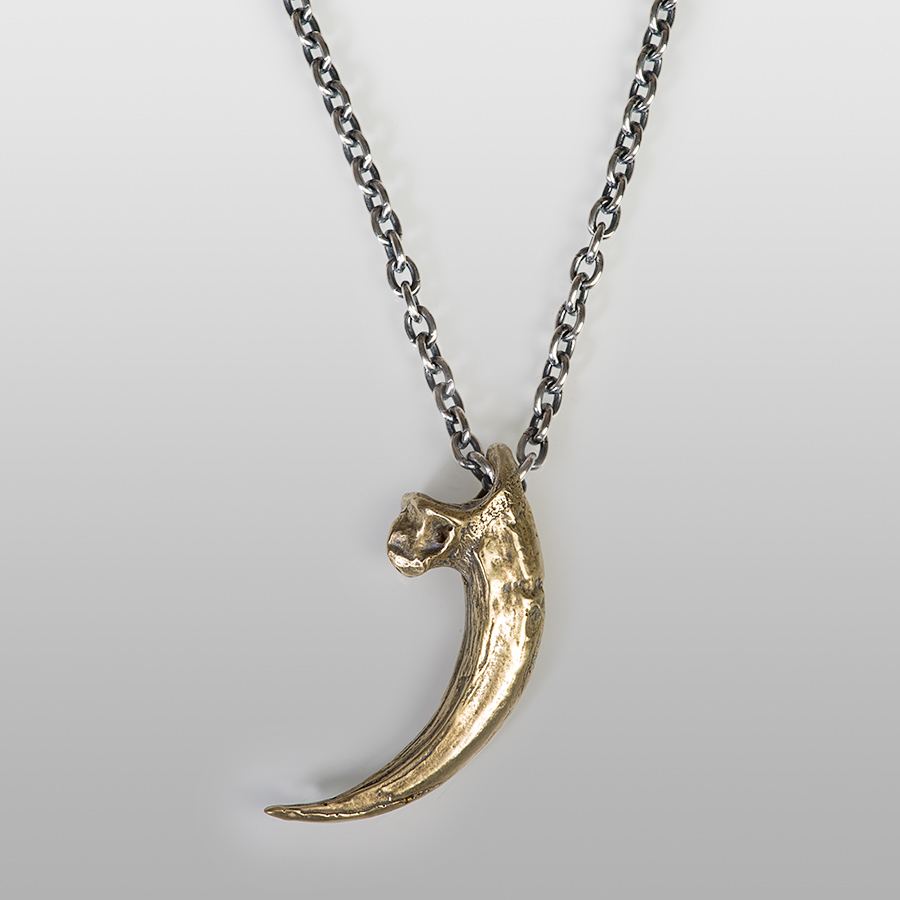 Eagle Claw Talon L（Brass) | Pendants, Necklaces & Chokers by Oz 