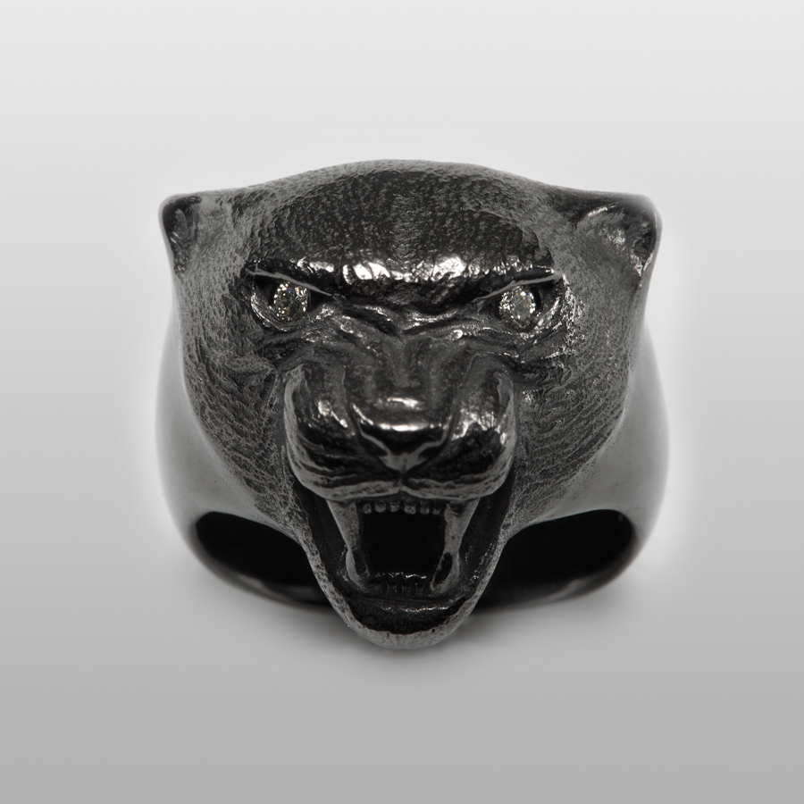 The Panther (Black S) | Rings by Oz Abstract Tokyo | Online