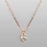 Oz Abstract Tokyo LHN-on Heart Diamond Gold Necklace