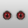 Oz Abstract Tokyo eye ball red glass eye pierce.