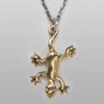 UP001Br Lizard necklace by Oz Abstract Tokyo