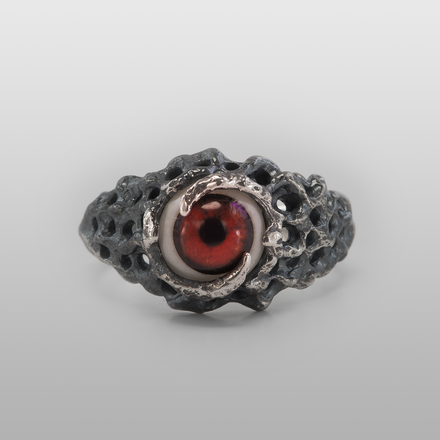 SFD-R-077-wh-A | Rings by Strange Freak Designs | Online Boutique 