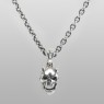 SFD-P-054 skull necklace strange freak designs.