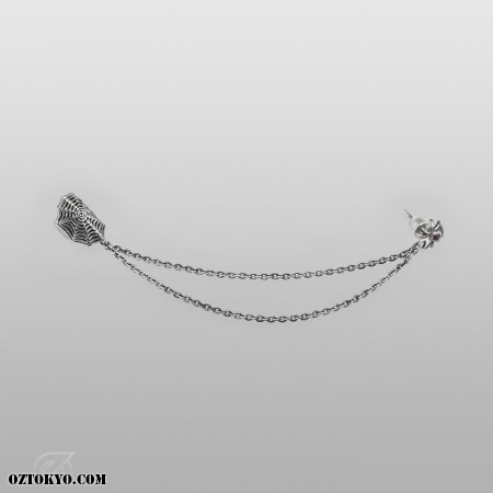 アリーエンジェルᑦᑋᵃᵑ*୨୧*˚·♡ Temari Chainmaille Earrings in Silver Monochrome | DaisyKreates