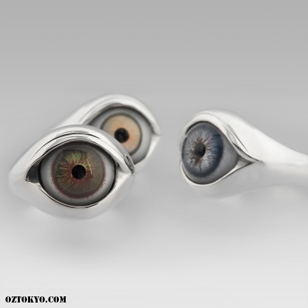 The Eye of Eyes (LightGreen) | Rings by Oz Abstract Tokyo | Online ...