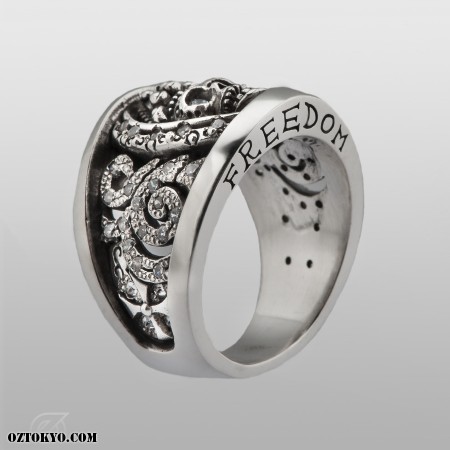 Freedom to Die Zirconia Custom | Rings by BigBlackMaria | Online Boutique  Oz Abstract Tokyo, Japan