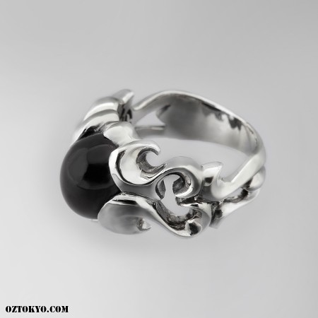 Spade 925 Sterling Silver Spinner Ring Ring Size 6