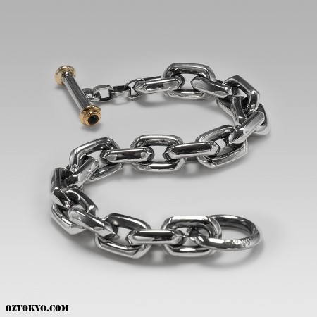 Shackles GoldTips (Onyx) | Bracelet & Bangles by Oz Abstract