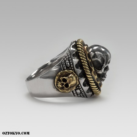 [33] Silver925 / 111g SKULL SILVER ブレス 33] Silver925 / 111g SKULL SILVER ブレス 33] Silver925