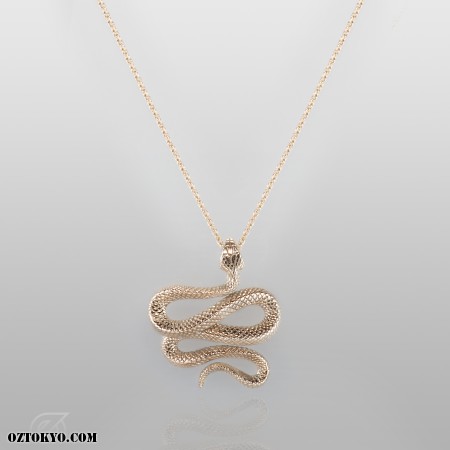 Trust Gold Pendants Necklaces Chokers by Oz Abstract Tokyo