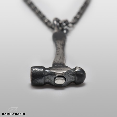 【WOOYOUNGMI】SILVER HAMMER PENDANT NECKLACE Silver Hammer Pendant Necklace - WOOYOUNGMI