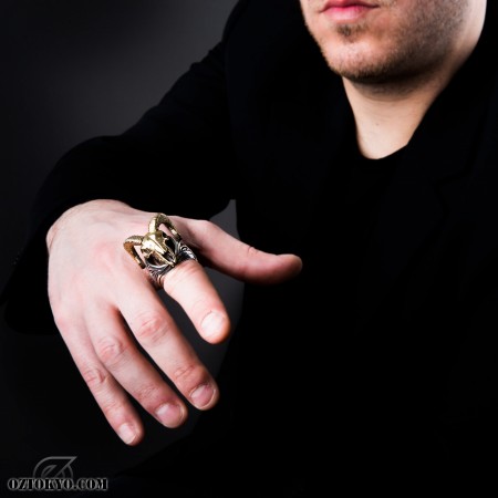 ザ・ゴート（真鍮ヘッド） | リング by Oz Abstract Tokyo | Online