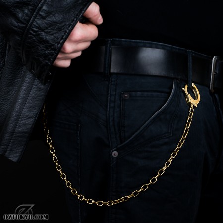 レア  BLACK SIGN SOLID BRASS WALLET CHAINS レア BLACK SIGN SOLID BRASS WALLET CHAINS レア BLACK SIGN